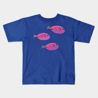 Pink Fishes Kids T-Shirt